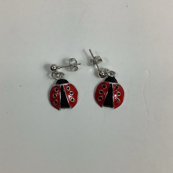 None Jewelry - Lady Bug Earrings New